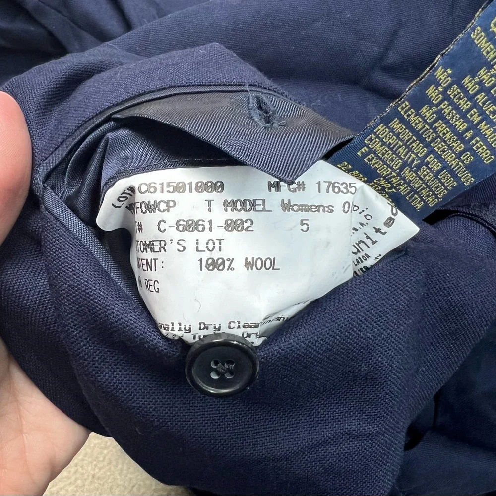 Polo Ralph Lauren Blazer Womens 00P Navy Blue Team USA 2016 Paralympics Wool NWT - Picture 10 of 13